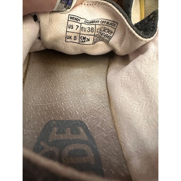 HEYDUDE Womens Shoes Size 7 Off Black Slip On Casual Lightweight Comfort Travel - Picture 4 of 5